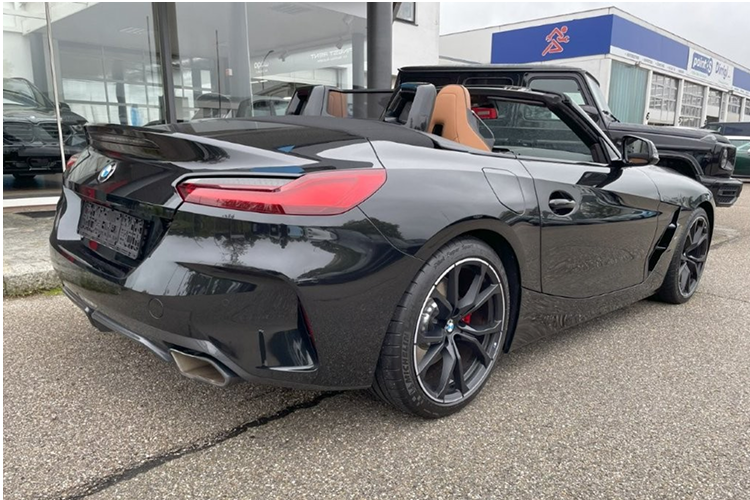 Back view BWM Z4 M40i in Munich
