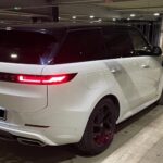 Right back view Range Rover Sport in Frankfurt