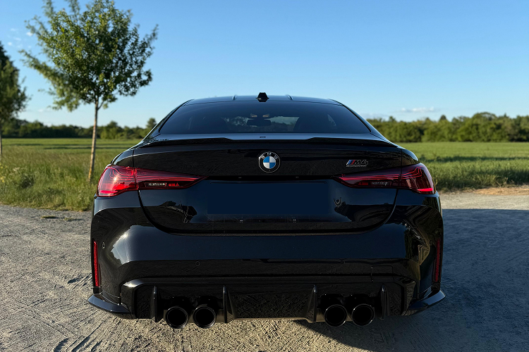 Back view BWM M4 Competition in Frankfurt