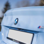 Logo back BMW M2 Coupe in Immenstaad on Lake Constance