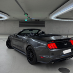Back view Ford Mustang Convertible in Düsseldorf