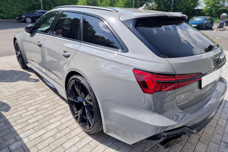 Back View Audi RS6 C8 in Dortmund