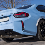 Back view BMW M2 Coupe in Immenstaad on Lake Constance