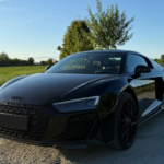 Side view Audi R8 V10 Performance Coupé in Frankfurt