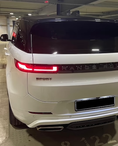 Back detail Range Rover Sport in Frankfurt