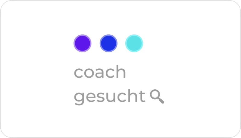 Coach gesucht logo