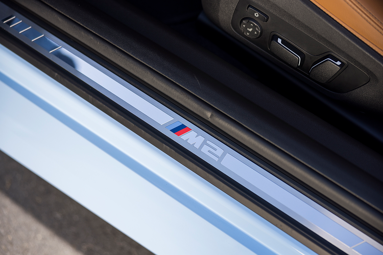 Logo door BMW M2 Coupe in Immenstaad on Lake Constance