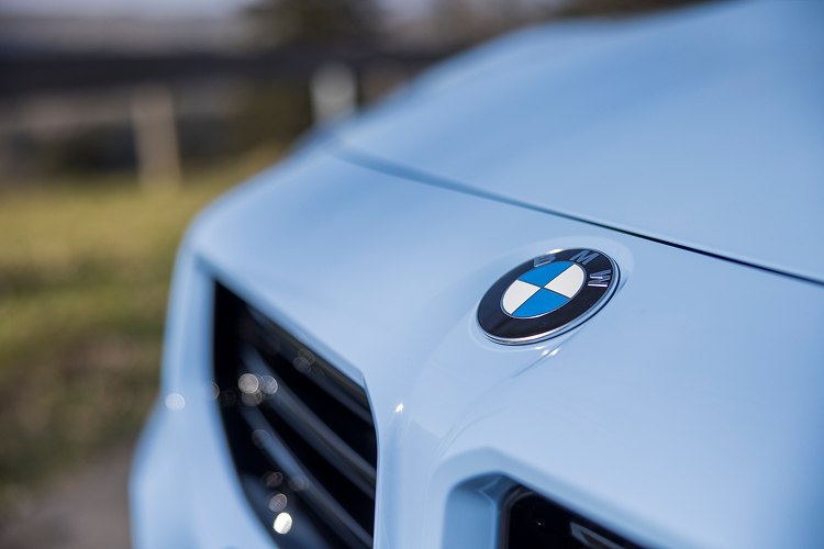 Front logo BMW M2 Coupe in Immenstaad on Lake Constance