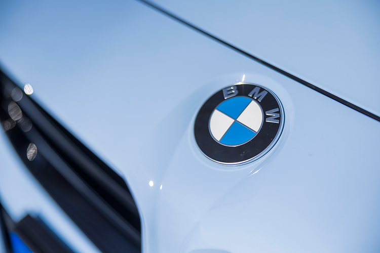 Logo detail BMW M2 Coupe in Immenstaad on Lake Constance