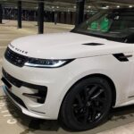 Front detail Range Rover Sport in Frankfurt