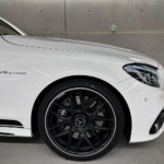 Frontal side view Mercedes C63 AMG in Düsseldorf