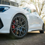 Side view Audi RS3 Limousine in Hamburg
