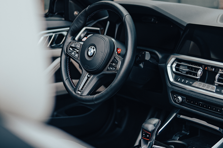 Interior BMW M4 Competition Convertible in the Harz