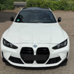 Top view BMW M4 Competition in Düsseldorf