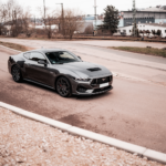 Side view right Ford Mustang GT in Ansbach near Nürnberg
