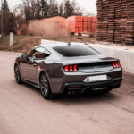 Back view left Ford Mustang GT in Ansbach near Nürnberg