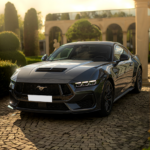 Frontal Ford Mustang GT in Ansbach near Nürnberg