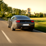 Back view Ford Mustang GT in Ansbach near Nürnberg