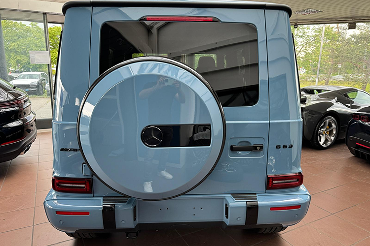 Back view Mercedes-Benz G63 AMG in Munich