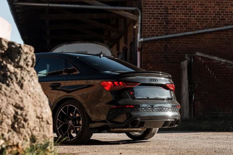 Back view Audi RS3 in Baunschweig