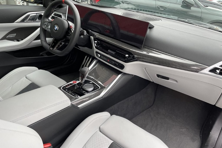 Interior BMW M4 Competition Convertible near Munich
