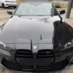 Front view BMW M4 Competition Convertible near Munich