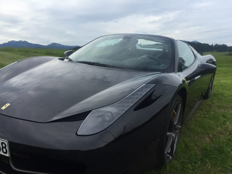 Rent a Ferrari 458 Spider in Frankfurt now