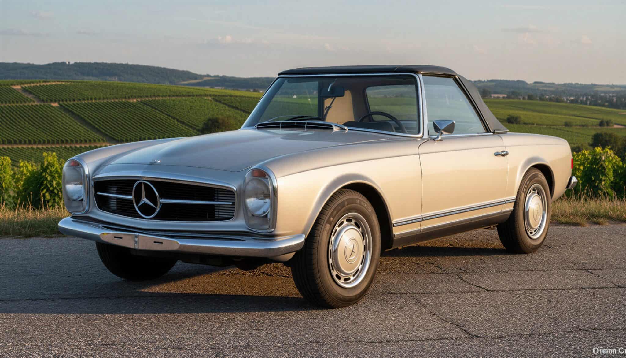 Rent a Mercedes 230 SL in Munich now Hero
