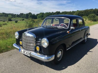 Rent a Mercedes 180 D in Flensburg