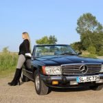 Rent a Mercedes 450SL in Flensburg