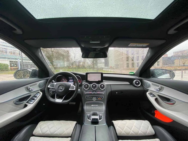 Rent a Mercedes C63S AMG in Darmstadt