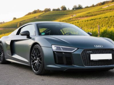Rent an Audi R8 V10plus in Stuttgart Hero