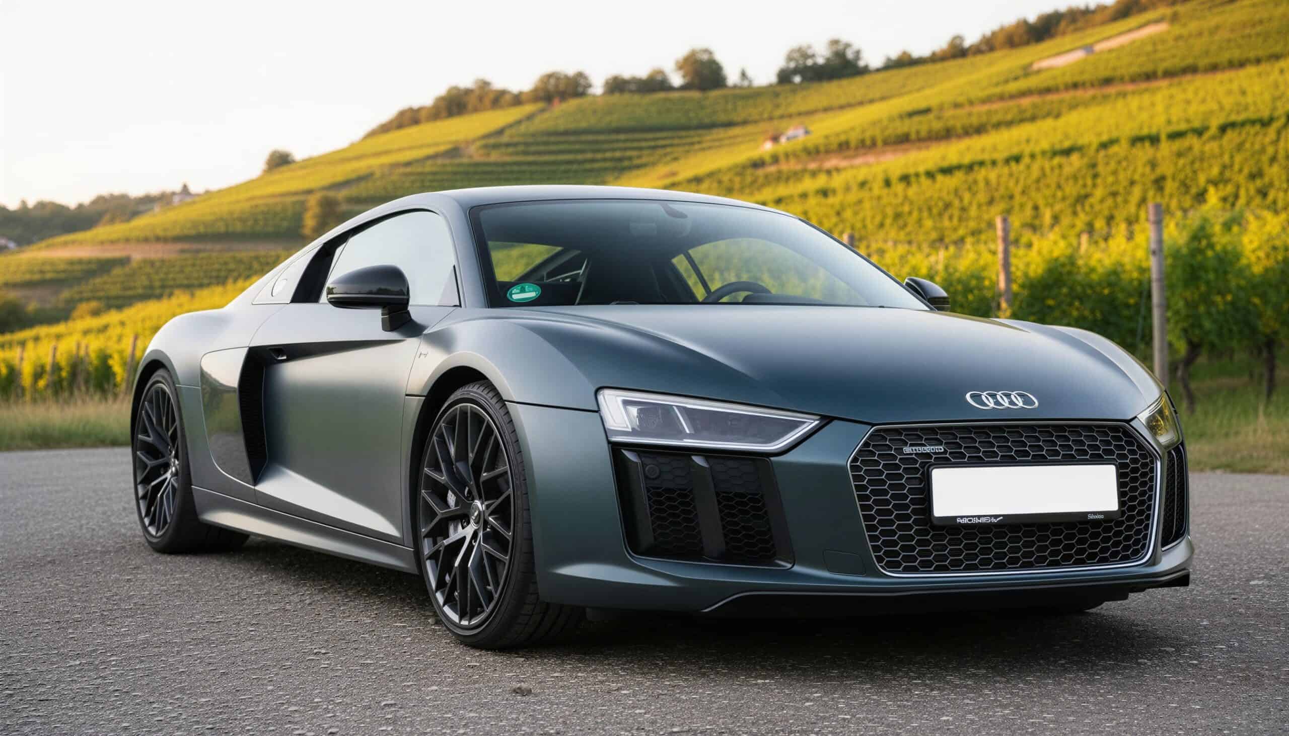 Rent an Audi R8 V10plus in Stuttgart Hero