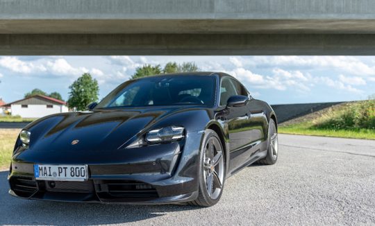 Rent a Porsche Taycan Turbo in Munich