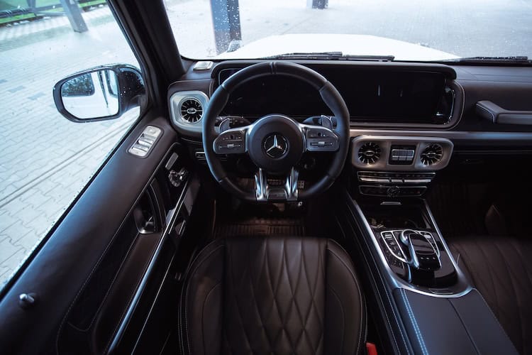 Interieur driver from Mercedes G63 AMG in Munich