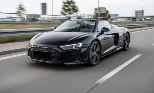 Audi R8 V10 Performance Spyder in Munich Hero