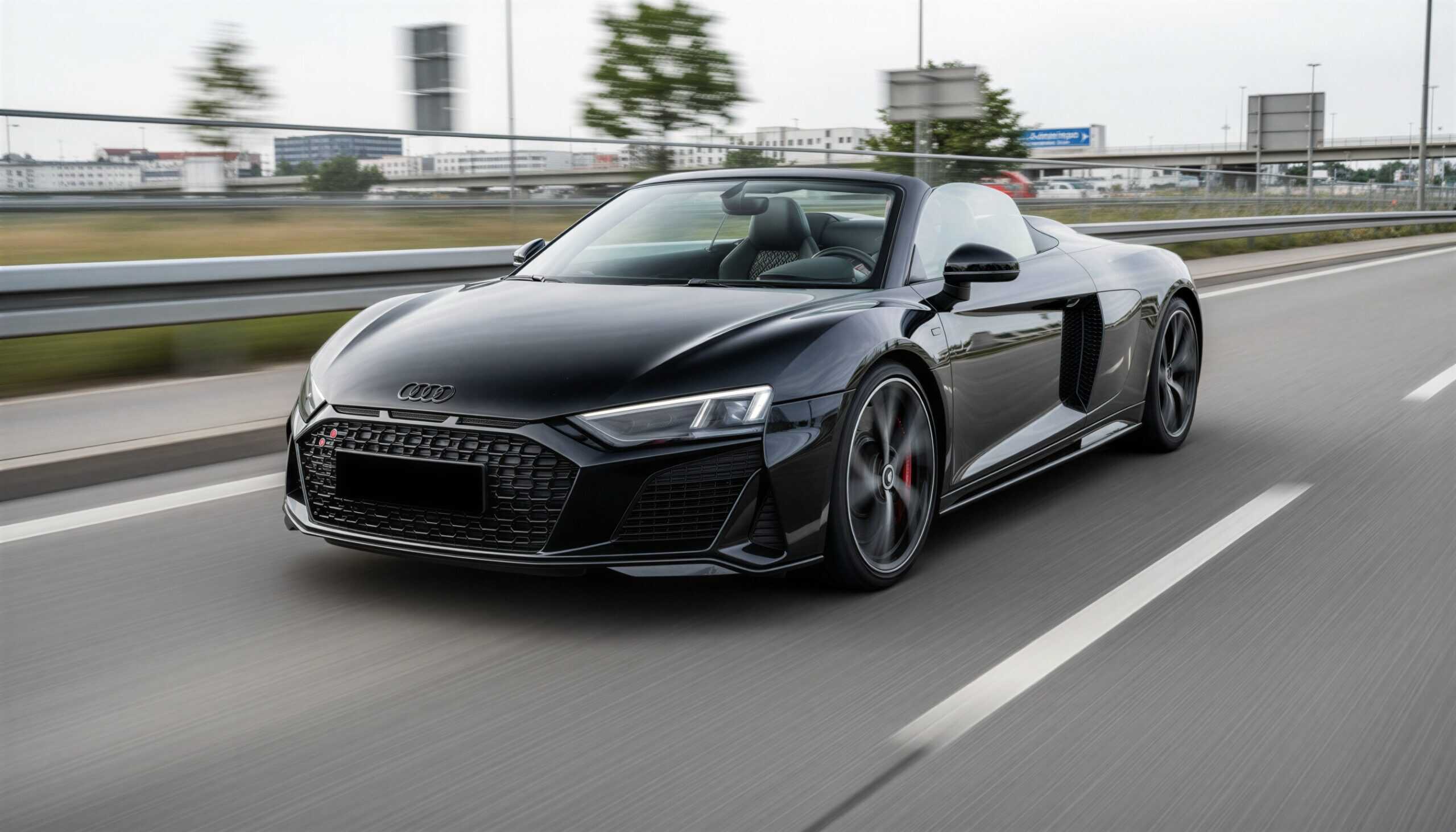 Audi R8 V10 Performance Spyder in Munich Hero