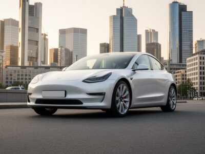 Rent a Tesla Model 3 Performance in Frankfurt hero