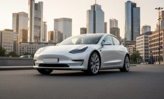 Rent a Tesla Model 3 Performance in Frankfurt hero