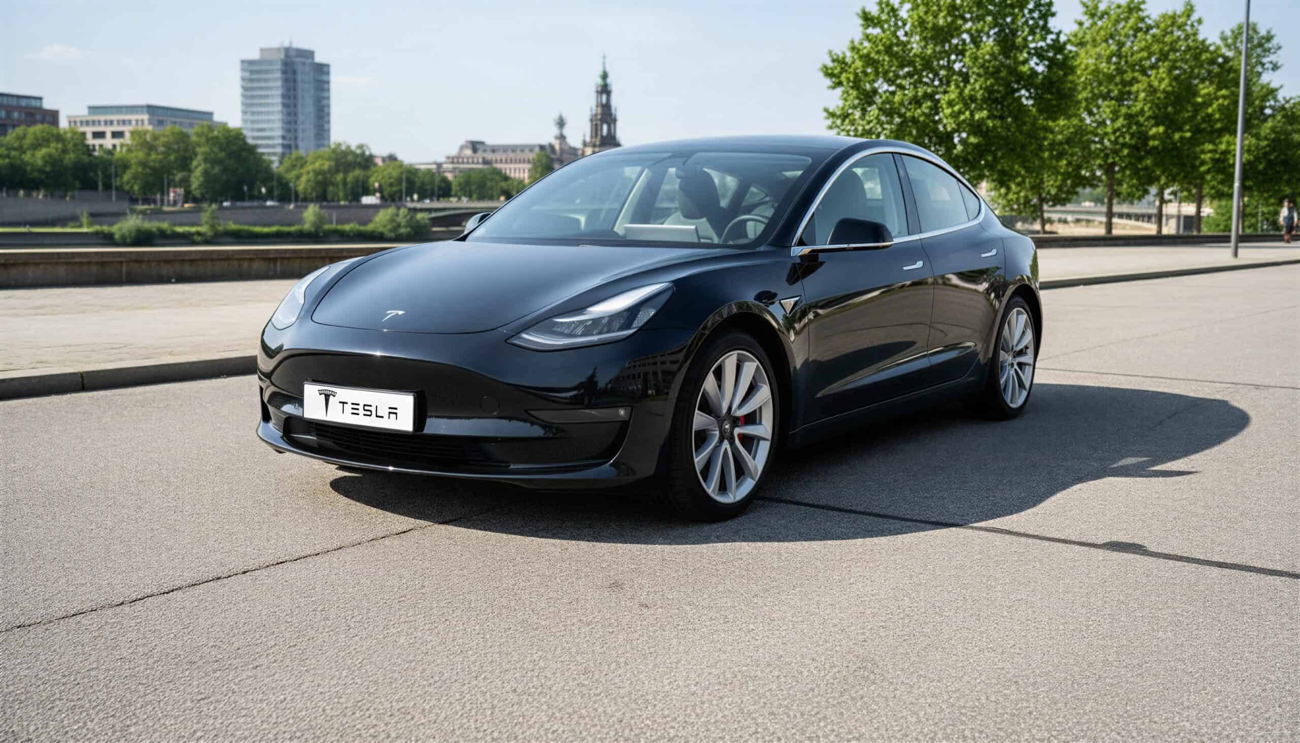 Tesla Model S in Dresden hero