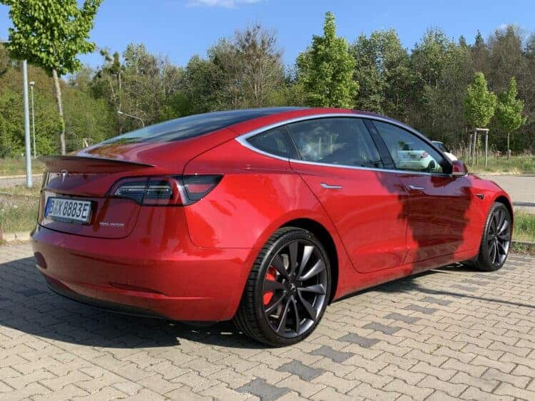 Rent a Tesla Model 3 Performance in Berlin