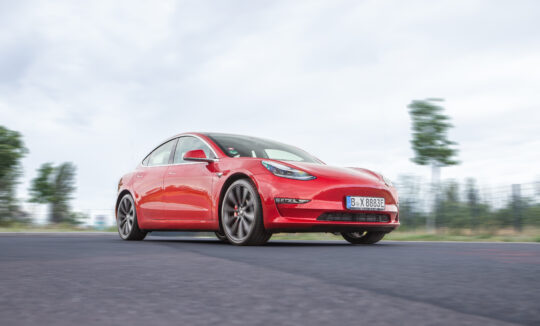 Rent a Tesla Model 3 Performance in Berlin