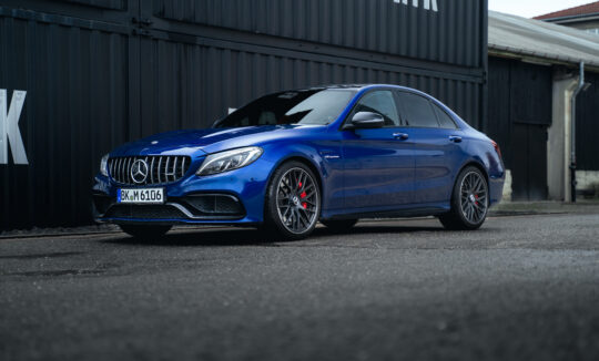 Rent a Mercedes C63S in Stuttgart