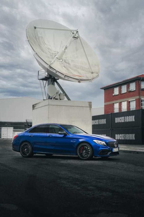 Rent a Mercedes C63S in Stuttgart