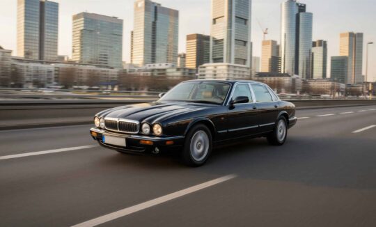 RENT A JAGUAR XJ8 OLDTIMER (1998) IN FRANKFURT Hero