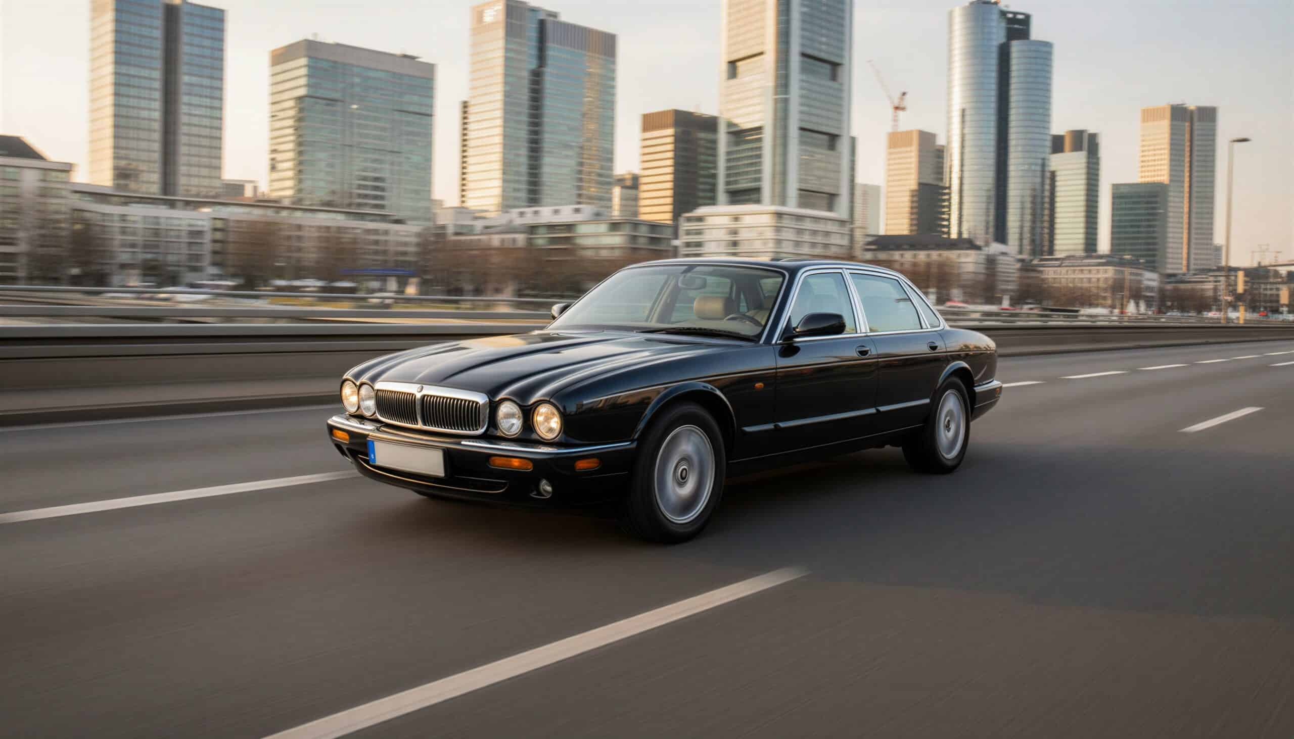 RENT A JAGUAR XJ8 OLDTIMER (1998) IN FRANKFURT Hero