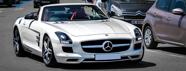 Mercedes sports car