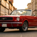 Rent a Ford Mustang Convertible Classic Car in Goettingen Hero