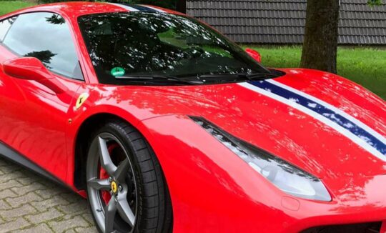 Rent a Ferrari 488 GTB in Frankfurt