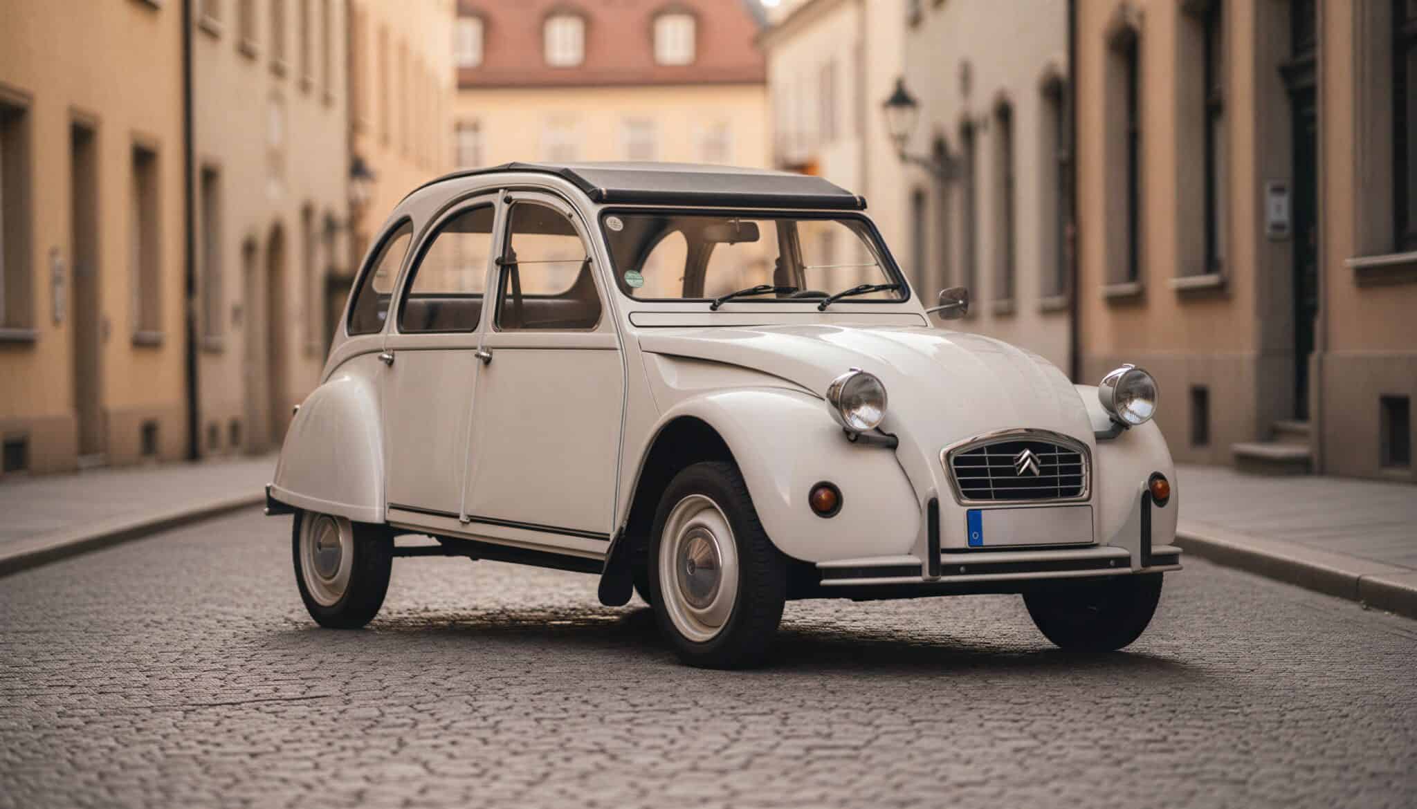 Rent Citroen 2CV classic car in Munich hero